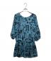 Hysteric Glamour (ヒステリックグラマー) 7分袖シルクワンピース　0104AO02 ブルー サイズ:SIZE Free：7000円
