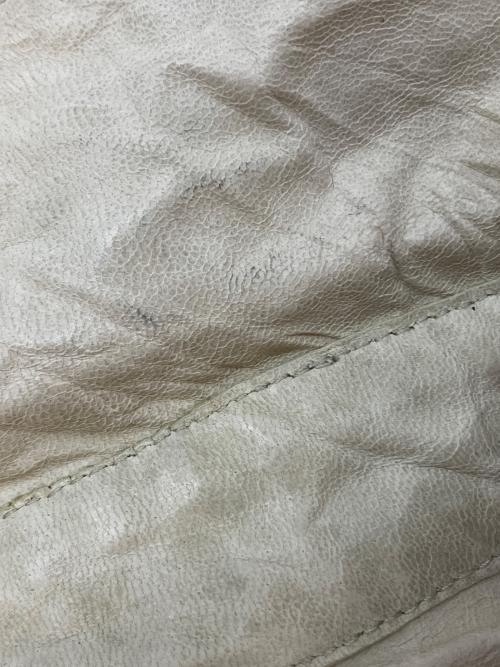 ARMAND BASI（アルマンドバジ）ARMAND BASI (アルマンドバジ) シワ加工レザーシャツ ベージュ サイズ:SIZE48の古着・服飾アイテム
