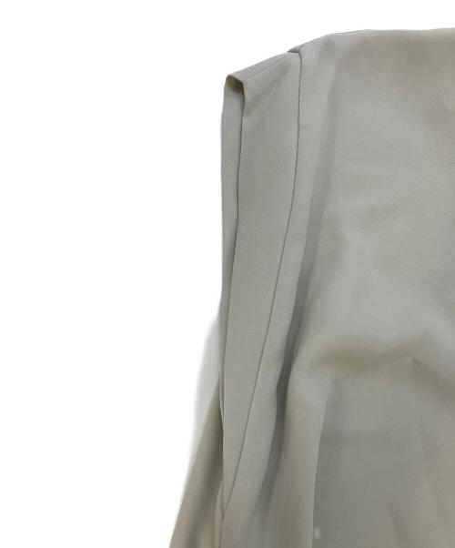 comme ca（コムサ）comme ca (コムサ) アチェローザダブルクロス ブラウス ベージュ サイズ:SIZE5の古着・服飾アイテム