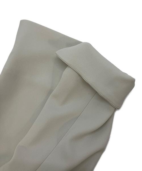 comme ca（コムサ）comme ca (コムサ) アチェローザダブルクロス ノーカラージャケット ベージュ サイズ:SIZE5の古着・服飾アイテム