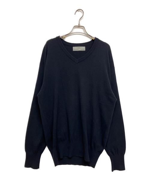 COMME des GARCONS HOMME（コムデギャルソン オム）COMME des GARCONS HOMME (コムデギャルソン オム) 90sウールVネックニット ネイビー サイズ:不明の古着・服飾アイテム