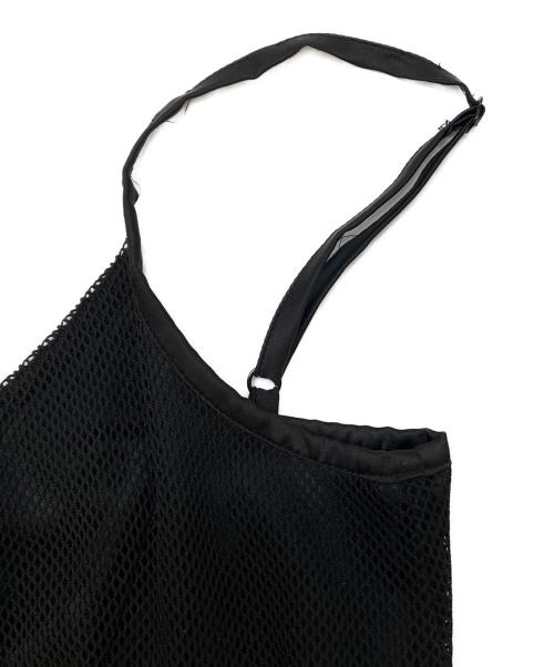 UN3D.（アンスリード）UN3D. (アンスリード) MESH ASYMME CAMI OP ブラック サイズ:SIZE36の古着・服飾アイテム