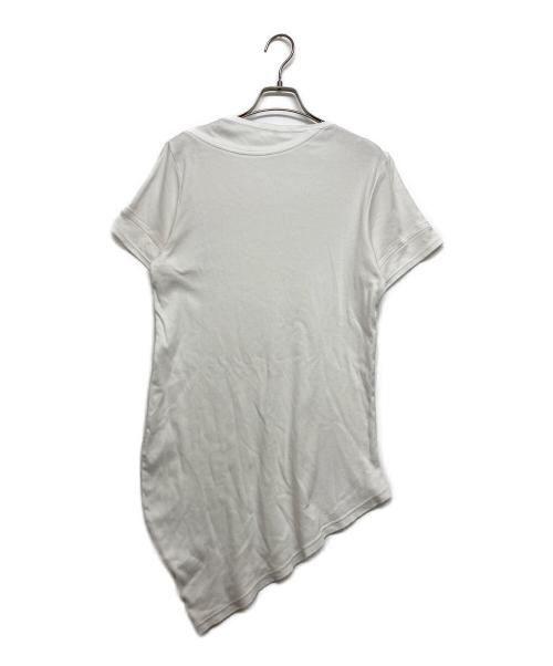 Y's（ワイズ）Y's (ワイズ) レイヤードアシメカットソー ホワイト サイズ:SIZE 3の古着・服飾アイテム