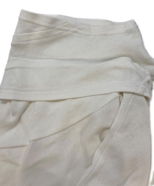 Y's（ワイズ）Y's (ワイズ) レイヤードアシメカットソー ホワイト サイズ:SIZE 3の古着・服飾アイテム