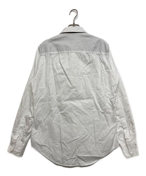 Yohji Yamamoto pour homme（ヨウジヤマモト プールオム）Yohji Yamamoto pour homme (ヨウジヤマモト プールオム) 二重襟ドレスシャツ ホワイト サイズ:SIZE 2の古着・服飾アイテム