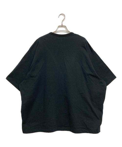 KOLOR（カラー）KOLOR (カラー) 度詰めハード天竺プリントＴシャツ ブラック サイズ:SIZE 1の古着・服飾アイテム