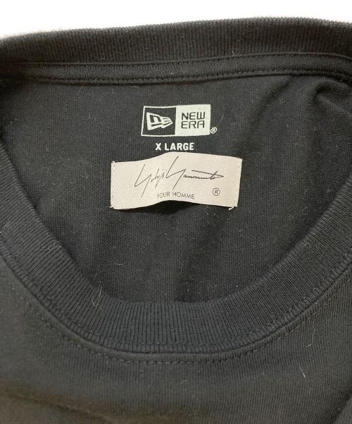 New Era（ニューエラ）New Era (ニューエラ) Yohji Yamamoto pour homme (ヨウジヤマモト プールオム) PT TEE(ピーティー ティー) ブラック サイズ:SIZE XLの古着・服飾アイテム