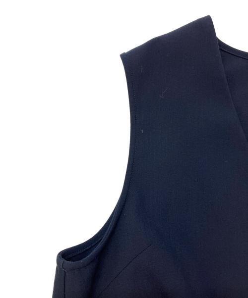 NARA CAMICIE（ナラカミーチェ）NARA CAMICIE (ナラカミーチェ) Ｖネックジャンパースカート ネイビー サイズ:SIZE1の古着・服飾アイテム