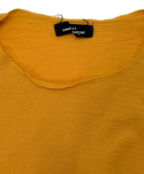 tricot COMME des GARCONS（トリココムデギャルソン）tricot COMME des GARCONS (トリココムデギャルソン) ウール縮絨タータンチェックカットソー オレンジ サイズ:不明の古着・服飾アイテム