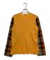 tricot COMME des GARCONS (トリココムデギャルソン) ウール縮絨タータンチェックカットソー オレンジ サイズ:不明：16000円