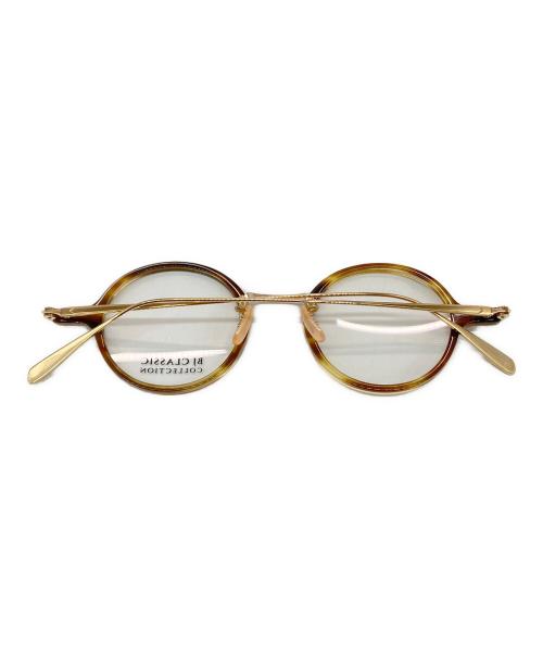 BJ CLASSIC COLECTION（ブロスジャパンクラシックコレクション）BJ CLASSIC COLECTION (ブロスジャパンクラシックコレクション) 眼鏡 ブラウン サイズ:45口23-152の古着・服飾アイテム