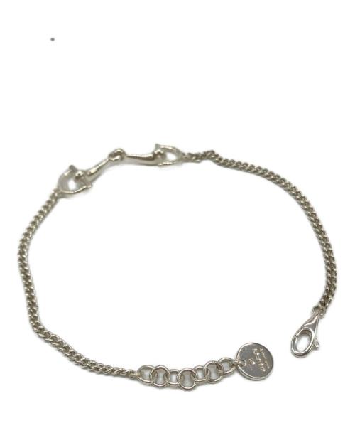 GUCCI（グッチ）GUCCI (グッチ) スタッファチェーンブレスレット シルバー サイズ:実寸サイズを参照くださいの古着・服飾アイテム