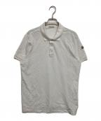 MONCLERモンクレール）の古着「MAGLIA POLO MANICA CORTA」｜ホワイト