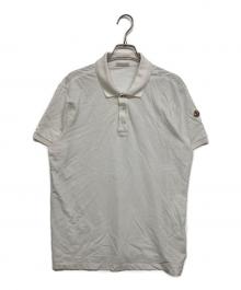 MONCLER（モンクレール）の古着「MAGLIA POLO MANICA CORTA」｜ホワイト
