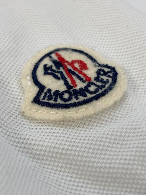 MONCLER（モンクレール）MONCLER (モンクレール) MAGLIA POLO MANICA CORTA ホワイト サイズ:SIZE Lの古着・服飾アイテム
