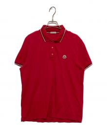 MONCLER（モンクレール）の古着「MAGLIA POLO MANICA CORTA」｜レッド