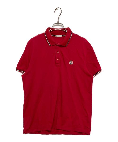 MONCLER（モンクレール）MONCLER (モンクレール) MAGLIA POLO MANICA CORTA レッド サイズ:SIZE Lの古着・服飾アイテム