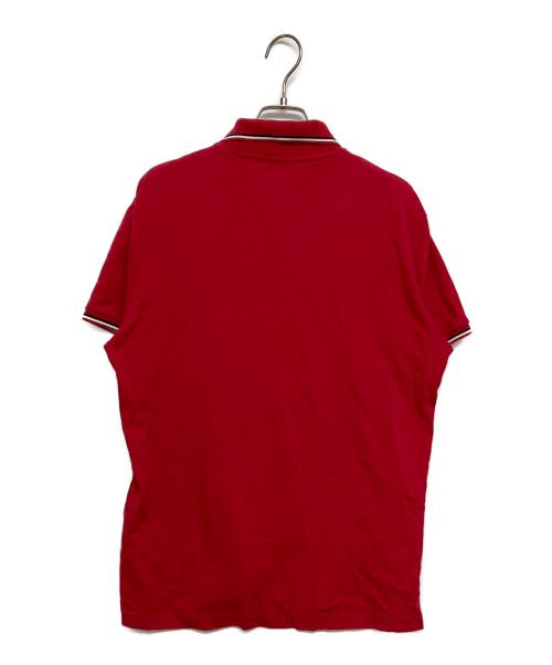 MONCLER（モンクレール）MONCLER (モンクレール) MAGLIA POLO MANICA CORTA レッド サイズ:SIZE Lの古着・服飾アイテム