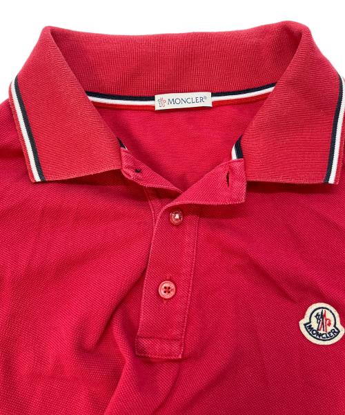 MONCLER（モンクレール）MONCLER (モンクレール) MAGLIA POLO MANICA CORTA レッド サイズ:SIZE Lの古着・服飾アイテム