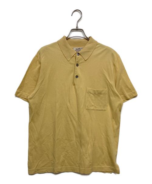 HERMES（エルメス）HERMES (エルメス) ポロシャツ ベージュ サイズ:SIZE Mの古着・服飾アイテム