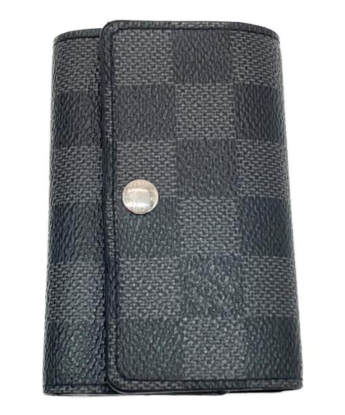 LOUIS VUITTON（ルイ ヴィトン）LOUIS VUITTON (ルイ ヴィトン) 6連キーケース ブラック サイズ:実寸サイズを参照くださいの古着・服飾アイテム
