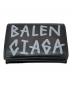 BALENCIAGA（バレンシアガ）の古着「グラフィティ ミニウォレット」｜ブラック