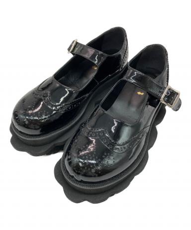 タオコムデギャルソン　スタッズ　ストラップ　シューズ　靴　М　黒　新品未使用 中古・古着通販】TAO COMME des GARCONS (タオ コムデギャルソン