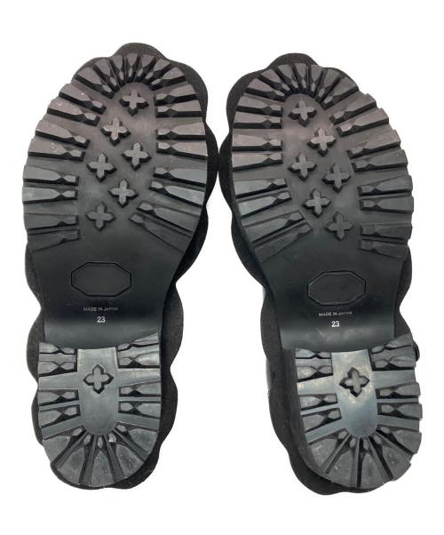 TAO COMME des GARCONS（タオ コムデギャルソン）TAO COMME des GARCONS (タオ コムデギャルソン) フラワー ステアエナメルシューズ ブラック サイズ:SIZE 23cmの古着・服飾アイテム
