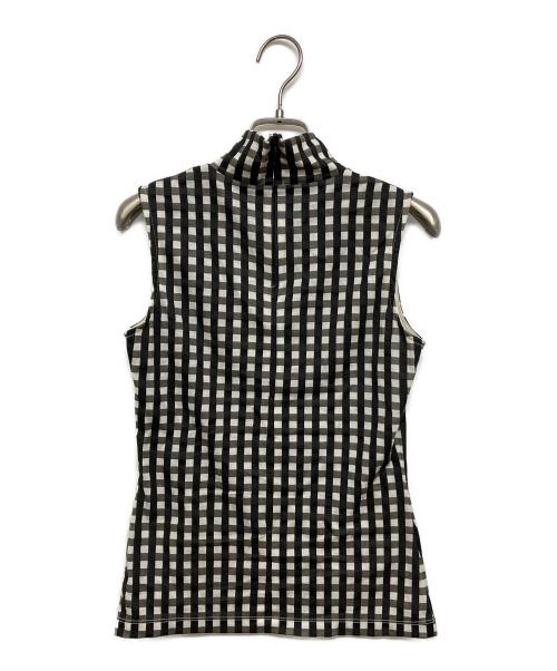 babaco（ババコ）babaco (ババコ) Gingham Check Print High Neck6S ブラック サイズ:SIZE1 未使用品の古着・服飾アイテム