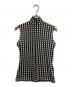 babaco（ババコ）の古着「Gingham Check Print High Neck6S」｜ブラック