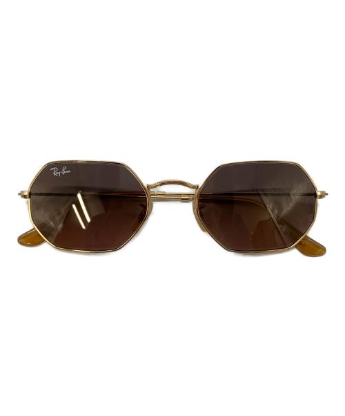 RAY-BAN（レイバン）RAY-BAN (レイバン) OCTAGONAL CLASSIC ゴールド×グレー サイズ:53▢21-145の古着・服飾アイテム