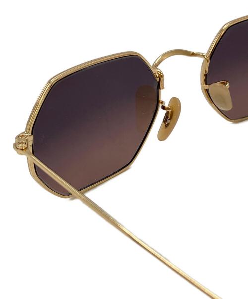 RAY-BAN（レイバン）RAY-BAN (レイバン) OCTAGONAL CLASSIC ゴールド×グレー サイズ:53▢21-145の古着・服飾アイテム