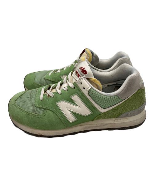NEW BALANCE（ニューバランス）NEW BALANCE (ニューバランス) ローカットスニーカー 黄緑 サイズ:26.5の古着・服飾アイテム