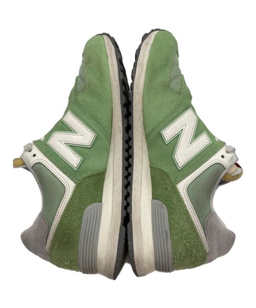 NEW BALANCE（ニューバランス）NEW BALANCE (ニューバランス) ローカットスニーカー 黄緑 サイズ:26.5の古着・服飾アイテム