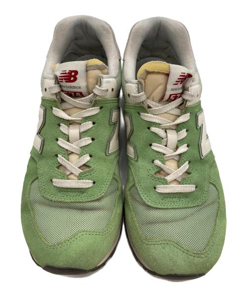 NEW BALANCE（ニューバランス）NEW BALANCE (ニューバランス) ローカットスニーカー 黄緑 サイズ:26.5の古着・服飾アイテム