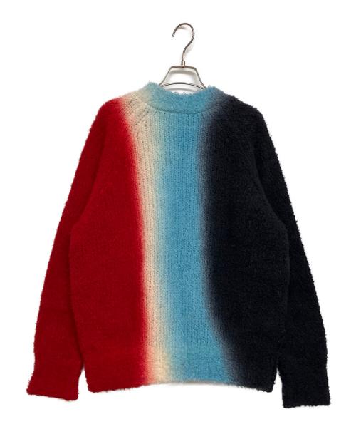 sacai（サカイ）sacai (サカイ) Tie Dye Knit Pullover ブルー×レッド サイズ:SIZE1の古着・服飾アイテム