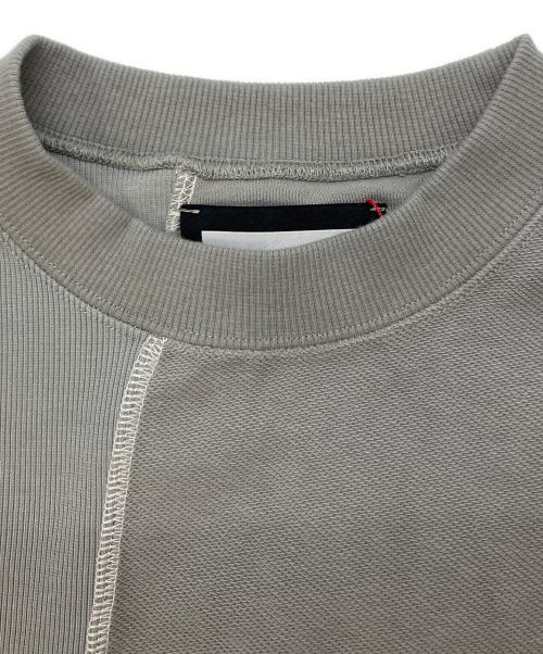 MAISON SPECIAL（メゾンスペシャル）MAISON SPECIAL (メゾンスペシャル) Different Material Crew Neck Pullover ロングスリーブカットソー グレー サイズ:SIZE1 未使用品の古着・服飾アイテム