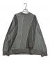MAISON SPECIAL（メゾンスペシャル）の古着「Different Material Crew Neck Pullover ロングスリーブカットソー」｜グレー