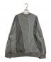 MAISON SPECIAL (メゾンスペシャル) Different Material Crew Neck Pullover ロングスリーブカットソー グレー サイズ:SIZE1 未使用品：7000円
