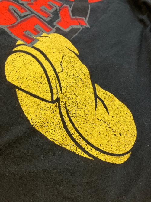 Hanes（ヘインズ）Hanes (ヘインズ) 両面プリントTシャツ ブラック サイズ:SIZE2XLの古着・服飾アイテム