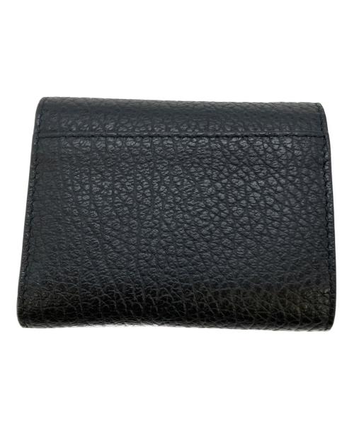 Maison Margiela（メゾンマルジェラ）Maison Margiela (メゾンマルジェラ) 4ステッチ 三つ折り ウォレット ブラック サイズ:実寸サイズを参照くださいの古着・服飾アイテム