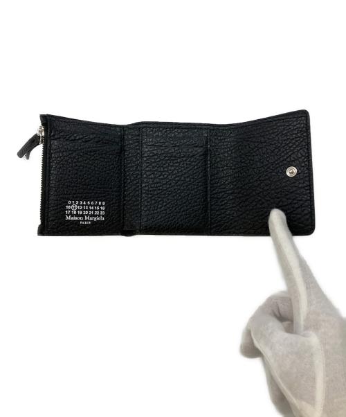Maison Margiela（メゾンマルジェラ）Maison Margiela (メゾンマルジェラ) 4ステッチ 三つ折り ウォレット ブラック サイズ:実寸サイズを参照くださいの古着・服飾アイテム