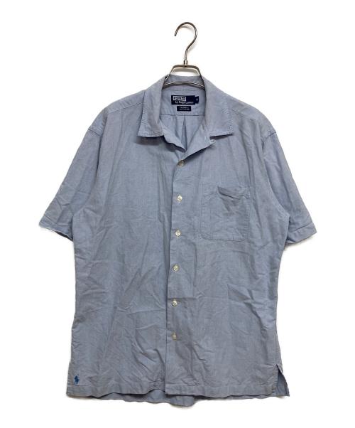 POLO RALPH LAUREN（ポロ・ラルフローレン）POLO RALPH LAUREN (ポロ・ラルフローレン) オープンカラーシャツ ブルー サイズ:SIZE Mの古着・服飾アイテム