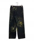 LAD MUSICIANラッドミュージシャン）の古着「PANSY STRAIGHT PANTS」｜ブラック