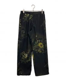 LAD MUSICIAN（ラッドミュージシャン）の古着「PANSY STRAIGHT PANTS」｜ブラック