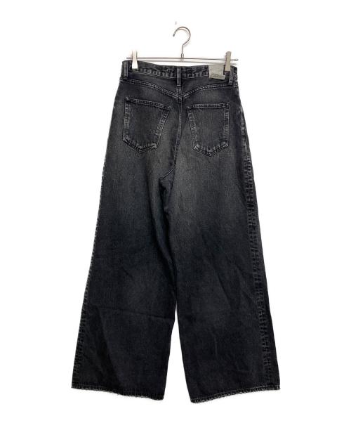 VICTIM（ヴィクティム）VICTIM (ヴィクティム) HAGUN (ヘイガン) TWIDE PIPEDENIM PANTS コラボレーションヴィンテージデニムパンツ ブラック サイズ:SIZE2の古着・服飾アイテム