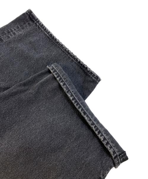 VICTIM（ヴィクティム）VICTIM (ヴィクティム) HAGUN (ヘイガン) TWIDE PIPEDENIM PANTS コラボレーションヴィンテージデニムパンツ ブラック サイズ:SIZE2の古着・服飾アイテム
