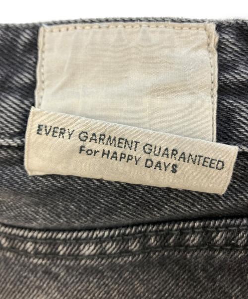 VICTIM（ヴィクティム）VICTIM (ヴィクティム) HAGUN (ヘイガン) TWIDE PIPEDENIM PANTS コラボレーションヴィンテージデニムパンツ ブラック サイズ:SIZE2の古着・服飾アイテム