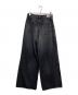 VICTIM (ヴィクティム) HAGUN (ヘイガン) TWIDE PIPEDENIM PANTS コラボレーションヴィンテージデニムパンツ ブラック サイズ:SIZE2：25000円