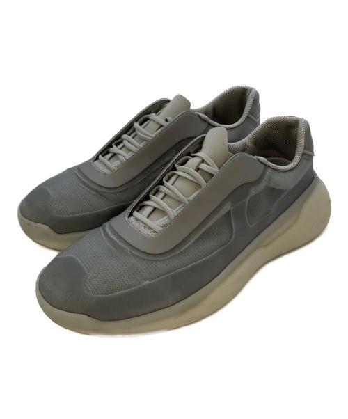 PRADA SPORTS（プラダスポーツ）PRADA SPORTS (プラダスポーツ) テクニカルファブリック スニーカー グレー サイズ:SIZE6の古着・服飾アイテム